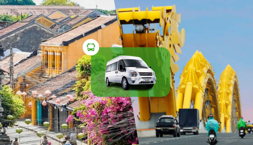 From Hoi An to Da Nang: Van 11 Seater